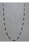 Steel Tarnish Men's Necklace Match Model 316L Stainless Steel Double Color (Black-Silver) - 3