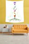 Yoga Energy Chakras Stain Resistant Fabric Wall Cloth Wall Tapestry Tapestry - 2
