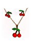 Pigado Cute Figured Steel Children's Necklace Earring Set