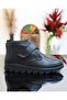 1765-362059 Genuine Leather Anatomical Sole Women's Mother Boots BLACK - 4