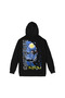 Iron Maiden Fear of The Dark Front and Back Printed Black Hooded Sweatshirt - 3