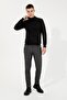 Slim Fit Yarım Balıkçı Basic Triko Kazakk