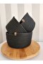 Handmade 3-piece wicker basket, organizer, organizer, breadbasket 18-20-22 cm