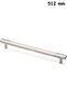 512 mm Hitit Pipe Length Handle Furniture Cabinet Door Drawer Handle Matte Chrome