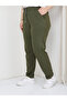 Large Size Elastic Waist High Waist Comfort Model Two Pockets Comfortable Lycra 4 Season Sweatpants - 4
