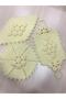 3-Piece Hand Knitted Dowry Loofah Set 3 Piece Loofah Set/Bridal Dowry Package//Handcrafted Loofah/Dark Cream - 3