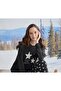 Women's Thermal Black Long Sleeve Pajamas Set 30073 - 2