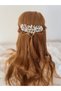 Handmade Wedding Promise Henna Wedding Bridal Hairpin and Crown Hair Design Accessory Bun Buckle M14 - 8