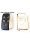 Range Rover Jaguar Nano Key Case Controller Case Auto Keychain White - 3
