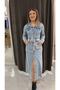 Denim Midi Jeans Dress - Women - 5