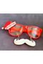 Imported new year christmas luxury moustache Santa Claus mask glasses party costume glasses ho ho - 2