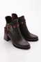 Women's Heeled Boots Brown Brown Luxury Suede 82221033 - 2
