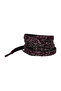 120 Cm Glitter Flat Laces, Sneakers Laces ( Silver Glitter Burgundy )