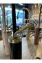 Bowl Sink Faucet Gold Black Sink Faucet Drop Design Gold Sink Faucet - 3