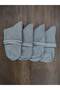 Men's 4 Pairs of Non-Elastic Socks with Seamless Toe, Cotton Half Socks - 2