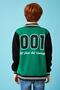 001 Print Detailed Boy's College Jacket Benetto - 5