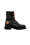 Black Women's Boots 025G100078-Black-Leather - 3