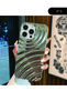 Shiny Look Phone Case with 3D Ripple Effect Compatible with iPhone 11