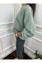 Dalgıç/scuba Mint Oversize Sweatshirt - 3