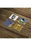 Freddie Mercury, Queen Music Group Natural Stone Travertine Coasters Set of 4 - 3