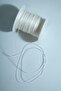 Pearlescent White Color 1.0 Mm 50 Meters Waxed Thread Saddler Leather Sewing Thread Necklace Jewelry Design Bracelet Thread - 5