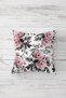 Layered Floral Bouquet Wreath Hidden Zippered Throw Pillow Cover Sofa Pillow Cover Set (4 PCS) - 3