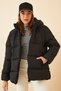 Women’s Black Hooded Puffer Jacket