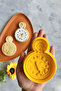 Yellow Chain Clock Dough Shaper / Cookie, Ceramic, Polymer Clay (Alice in Wonderland) - 4