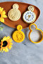 Yellow Chain Clock Dough Shaper / Cookie, Ceramic, Polymer Clay (Alice in Wonderland) - 2