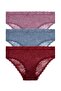 3 Piece Lace High Waist Slip Panties