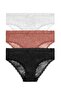 3 Piece Lace High Waist Slip Panties