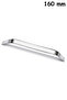 2 Pcs 160 mm New Hawk Metal Handle Chrome Furniture Cabinet Door Drawer Handle