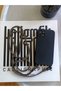 iPhone 12 Compatible Cross Fitted Silver-Black Chain Phone Strap - 4