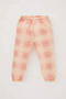 Baby Girl Checkered Long Sleeve Flannel Pajama Set - 2