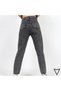 Texsaa Women's Smoked Super High Waist Comfort Lycra Mom Jeans Pantalon Jeans - 3