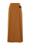 Brown Accessory Detailed Woven Skirt TCTAW24EE00014 - 7