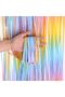 Colorful Birthday Party Set Rainbow Balloon Figure Foil Balloon Backdrop Set - 2