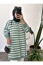 Striped knitwear cardigan