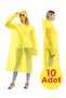 Women's Windproof Hooded Raincoat Eva Raincoat 10 Pieces - 5