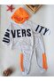 Gray Orange Vers Written Double Children's Set 1-2-3-4-5 Years
