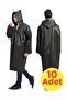 Men's Windproof Hooded Raincoat Eva Raincoat 10 Pieces - 3