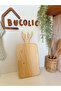Geyikli Wooden Presentation and Cutting Board, Decorative Wooden Pine Single - 2