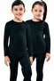 Children's Black Thermal Underwear Set - 3