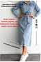 Denim Midi Jeans Dress - Women - 3