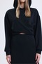 MODAL SWEATSHİRT ( MAT SİYAH ) - 5
