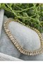 artistic bijouterie steel bracelet with gold water - 2