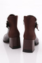 Women's Heeled Boots Brown Brown Luxury Suede 82221033 - 3