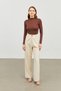 Women's Brown Turtleneck Body - 3
