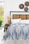 Meet Maya Jacquard Leaf Pattern Muslin Blanket - 2