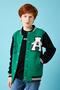 001 Print Detailed Boy's College Jacket Benetto - 3